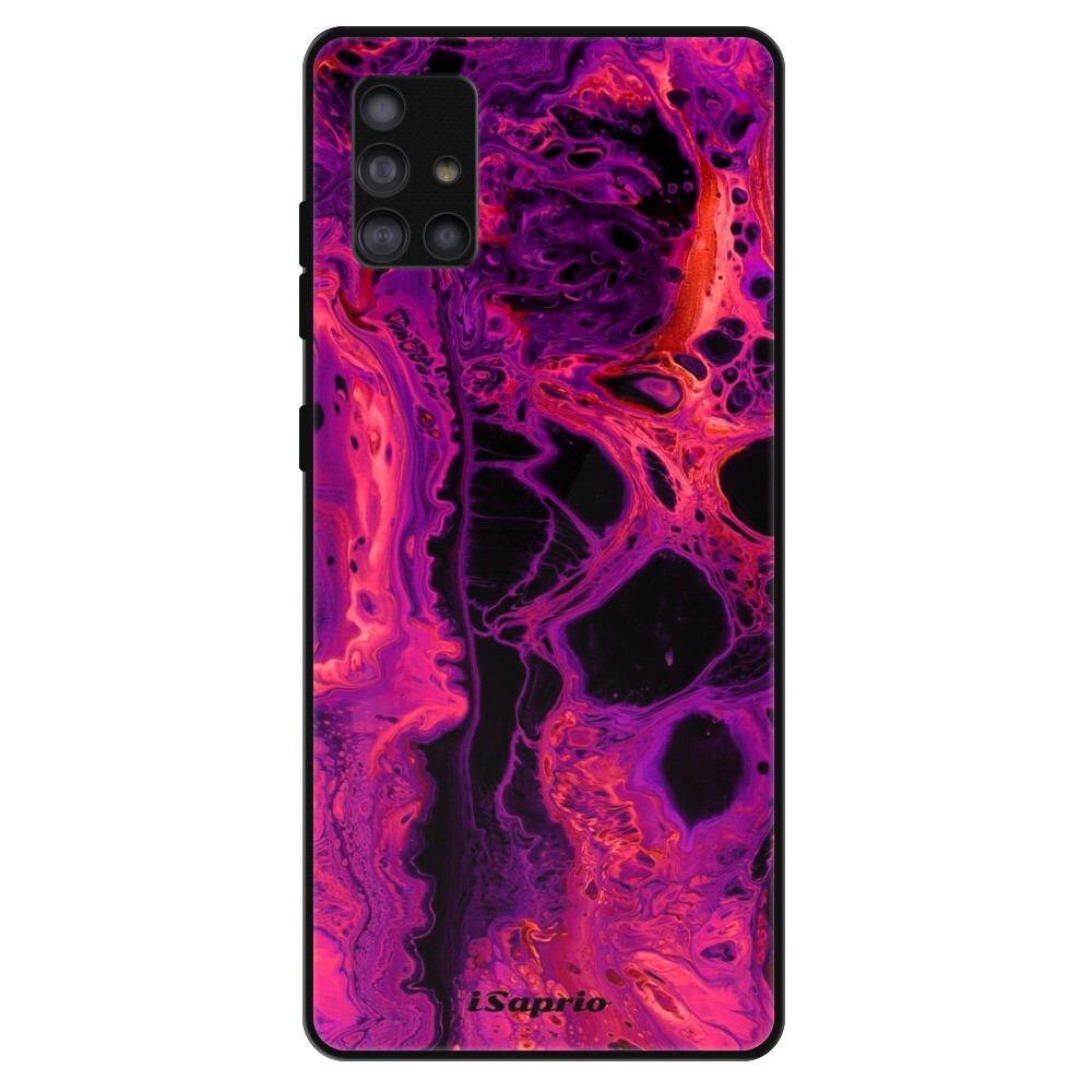 Lesklé puzdro Exclusive iSaprio - Abstract Dark 01 - Samsung Galaxy A51
