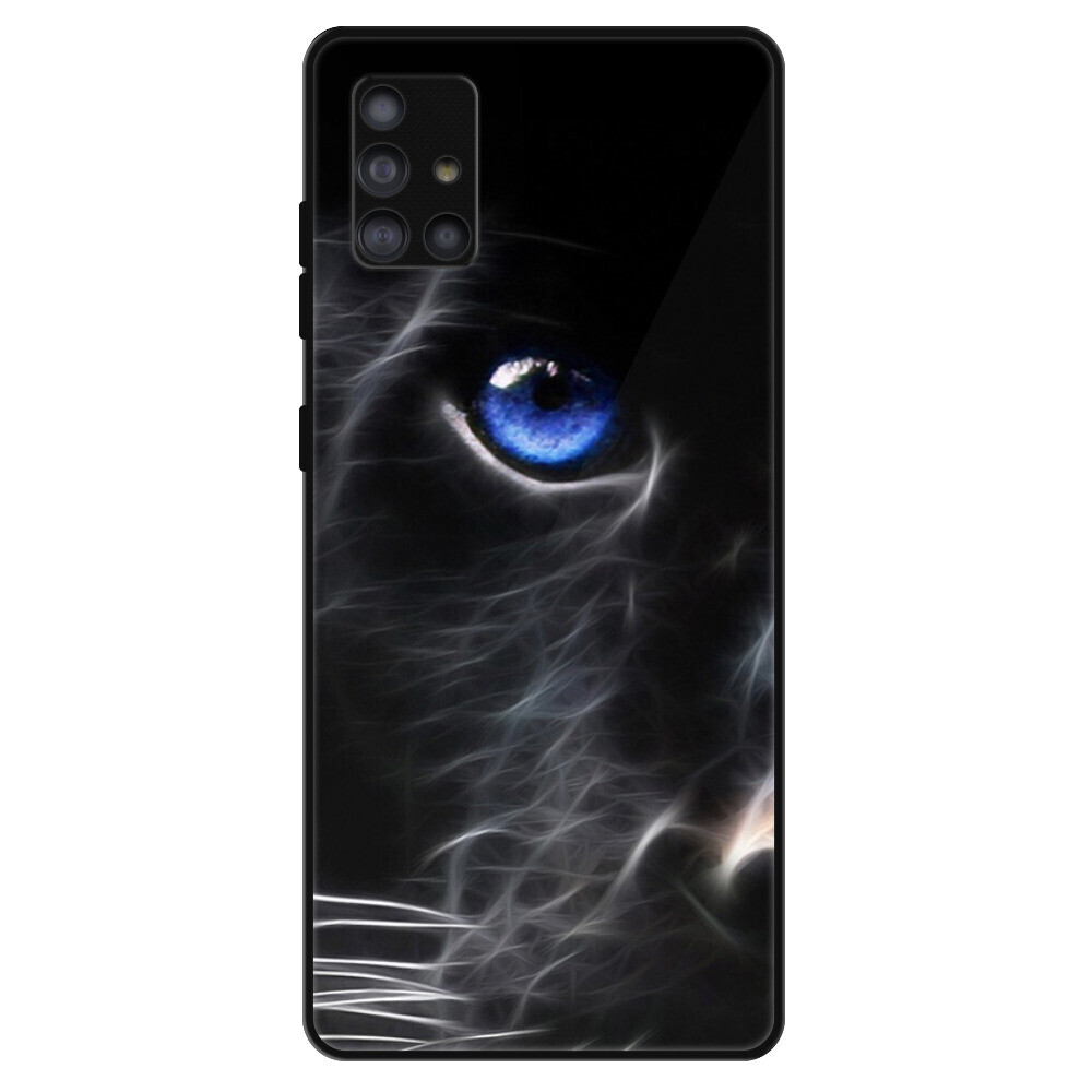 Lesklé puzdro Exclusive iSaprio - Black Puma - Samsung Galaxy A51