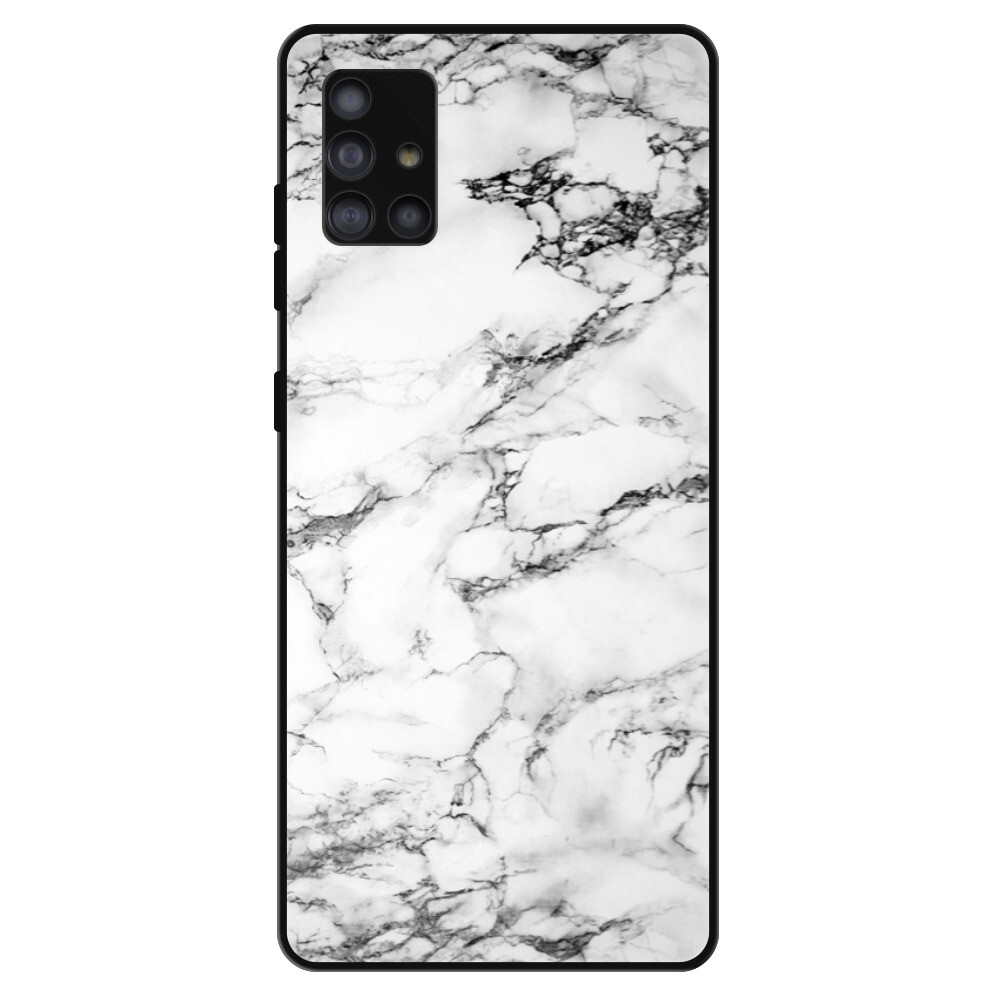 Lesklé puzdro Exclusive iSaprio - White Marble 01 - Samsung Galaxy A51
