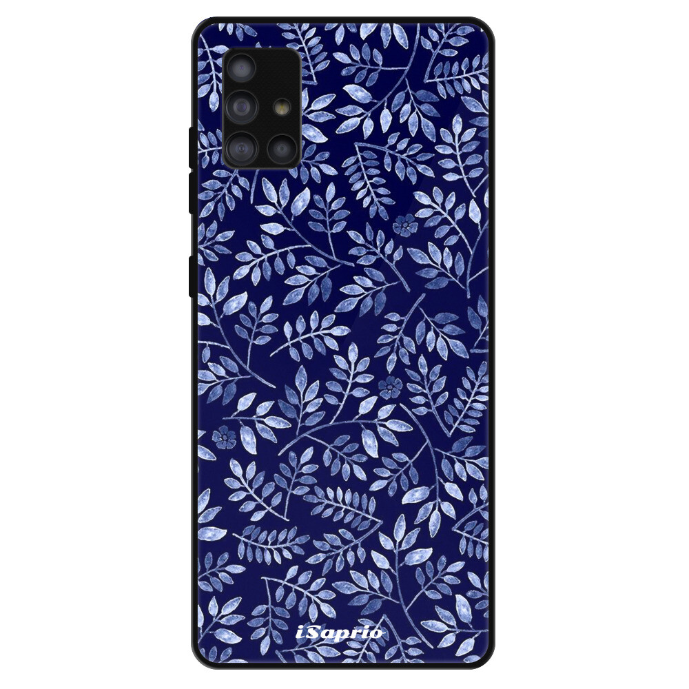 Lesklé puzdro Exclusive iSaprio - Blue Leaves 05 - Samsung Galaxy A51
