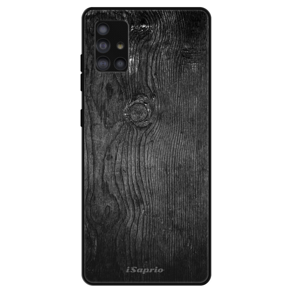 Lesklé puzdro Exclusive iSaprio - Black Wood 13 - Samsung Galaxy A51