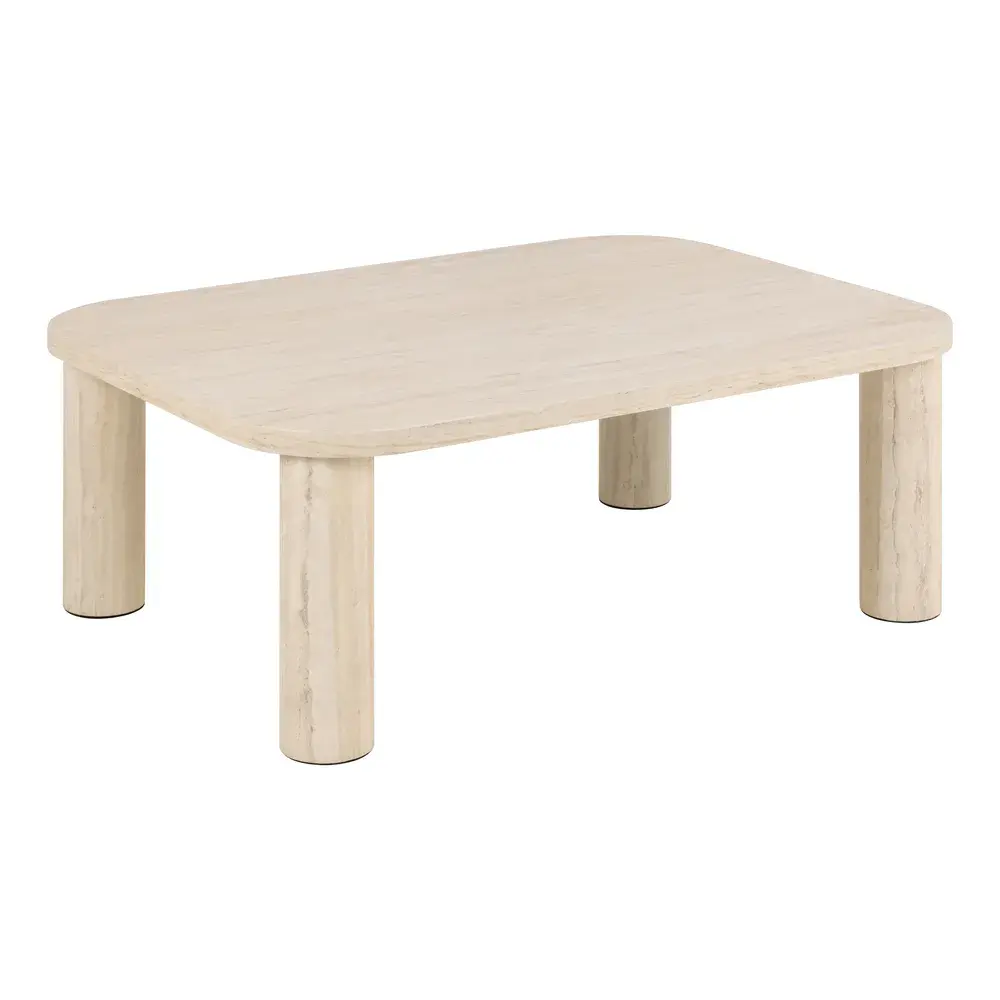 Konferenční stolek Solano 100 cm béžový