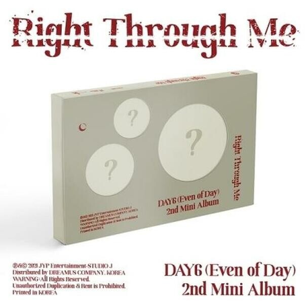 Day6 (Even of Day) - Right Through Me, CD