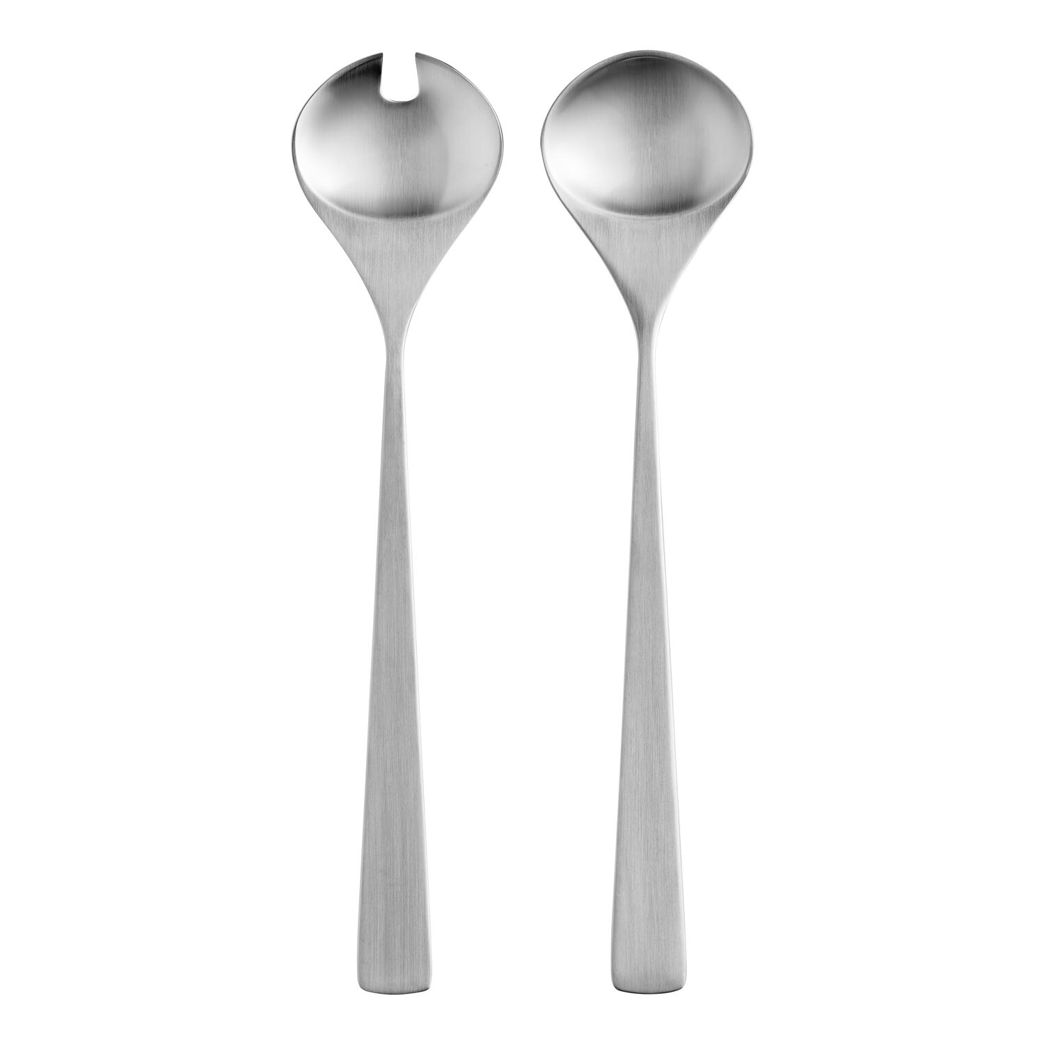 Súprava šalátových lyžíc MAYA, súprava 2 ks, strieborná, nerezová oceľ, Stelton