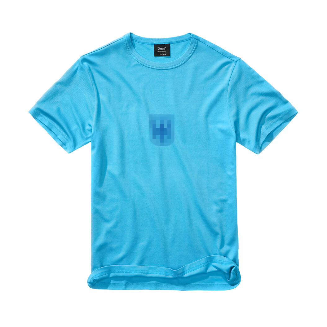 Tričko Brandit BW Sportshirt - svetlo modré, S