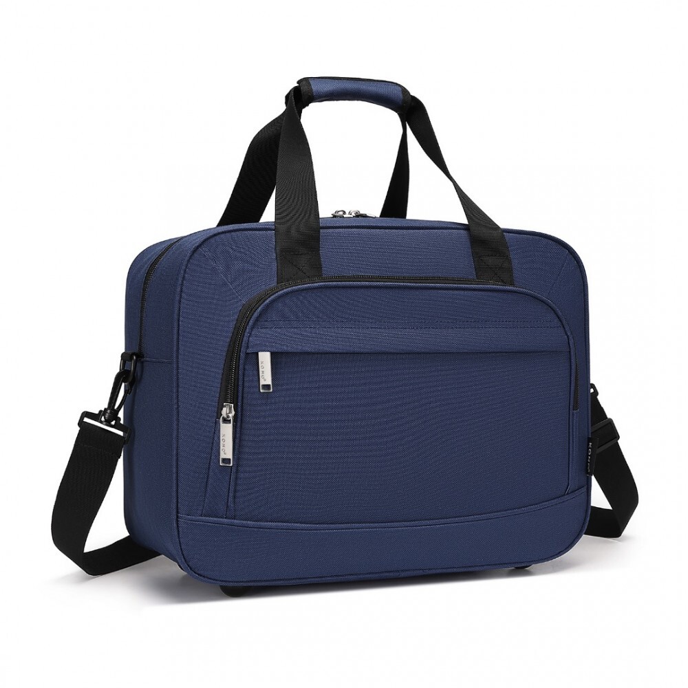 Vodeodolná príručná taška s priehradkou na notebook Kono - navy - 22 L