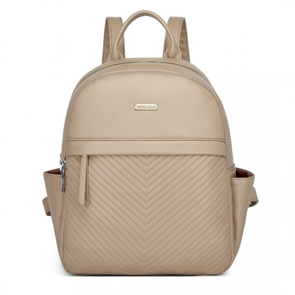 Štýlový dámsky batoh Miss Lulu - khaki - 11 L