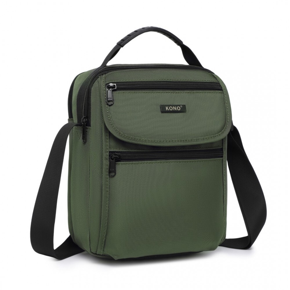 Odolná pánska crossbody taška Kono - zelená