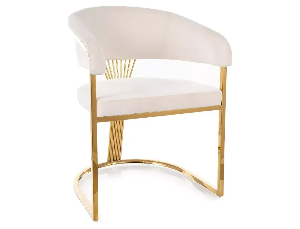 Zamatová stolička Crown