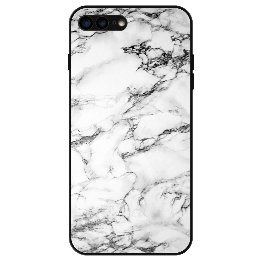 Lesklé puzdro Exclusive iSaprio - White Marble 01 - iPhone 7 Plus/8 Plus
