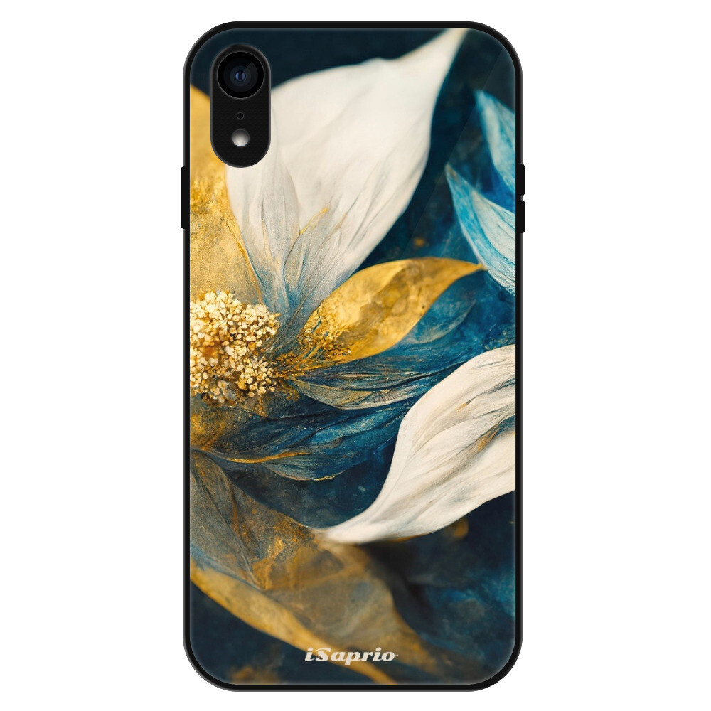Lesklé puzdro Exclusive iSaprio - Gold Petals - iPhone XR