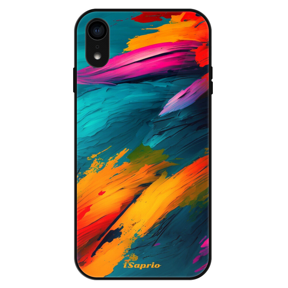 Lesklé puzdro Exclusive iSaprio - Blue Paint - iPhone XR