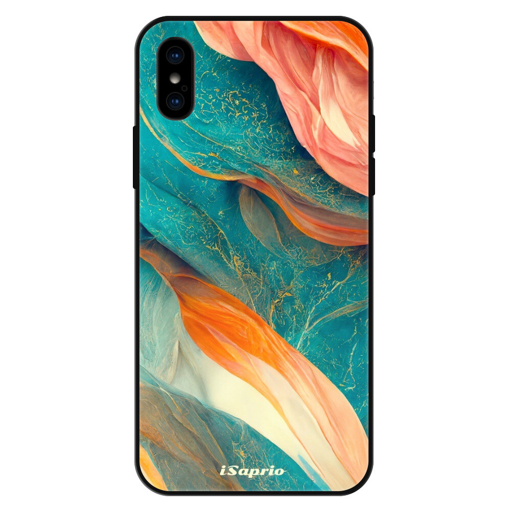 Lesklé puzdro Exclusive iSaprio - Abstract Marble - iPhone X/XS
