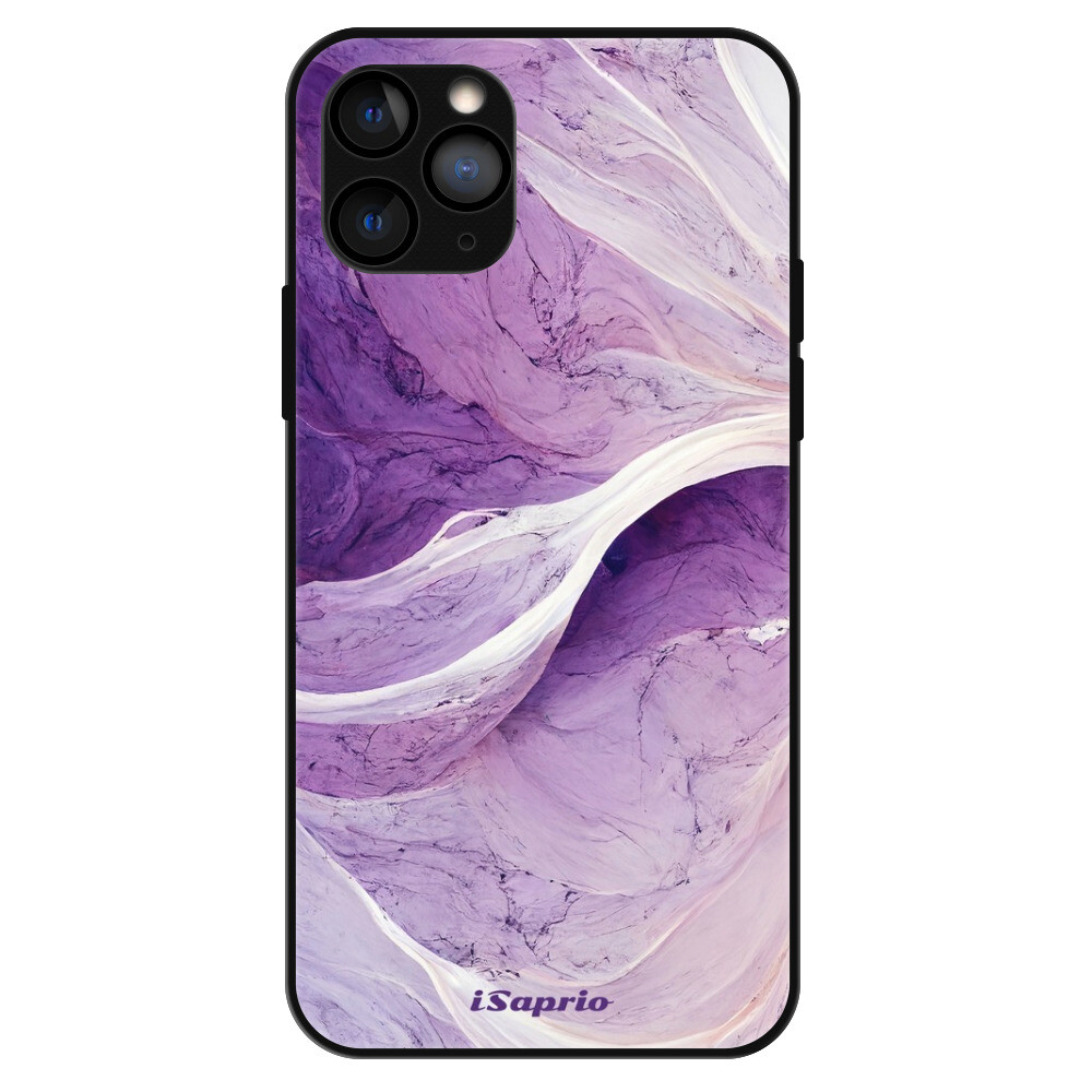 Lesklé puzdro Exclusive iSaprio - Purple Paint 10 - iPhone 11 Pro