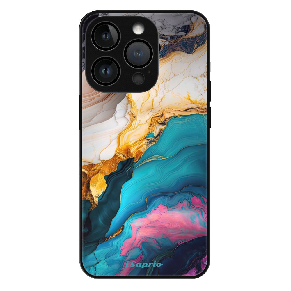Lesklé puzdro Exclusive iSaprio - Color Marble 21 - iPhone 15 Pro