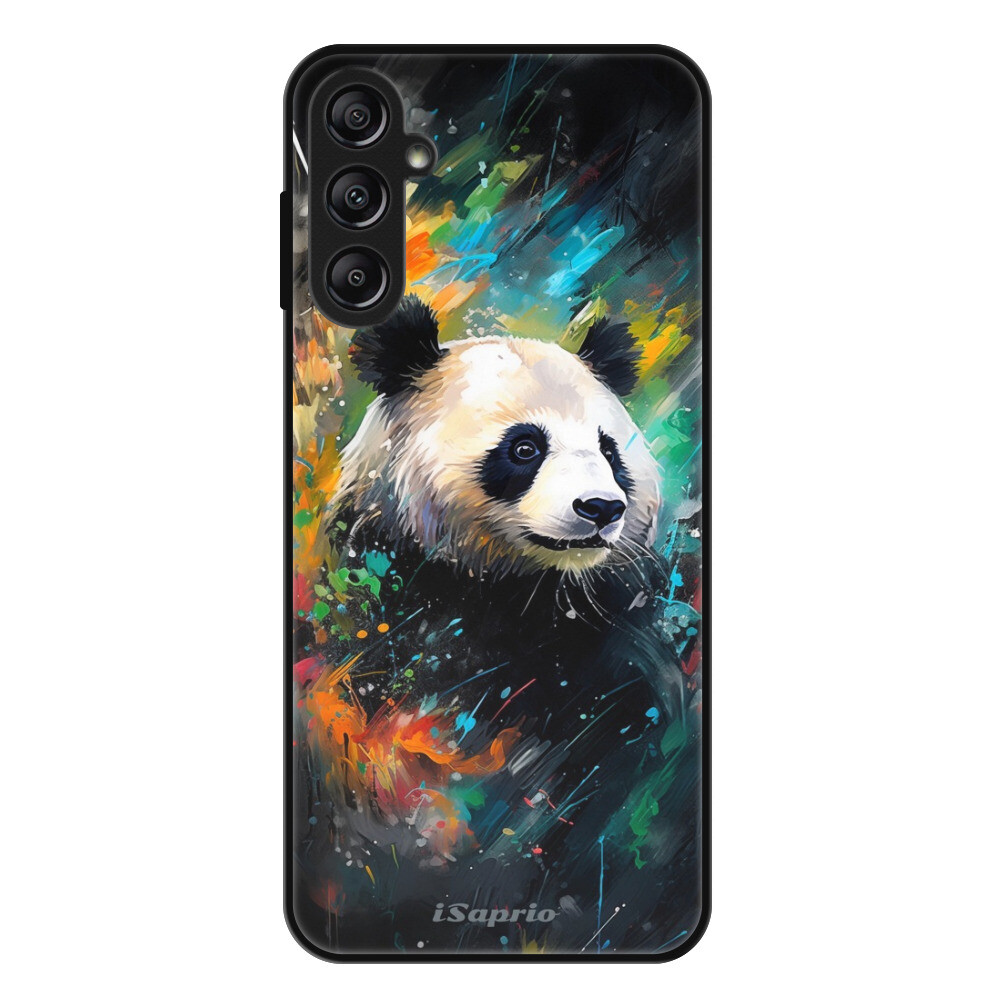 Lesklé puzdro Exclusive iSaprio - Abstract Panda - Samsung Galaxy A14 / A14 5G