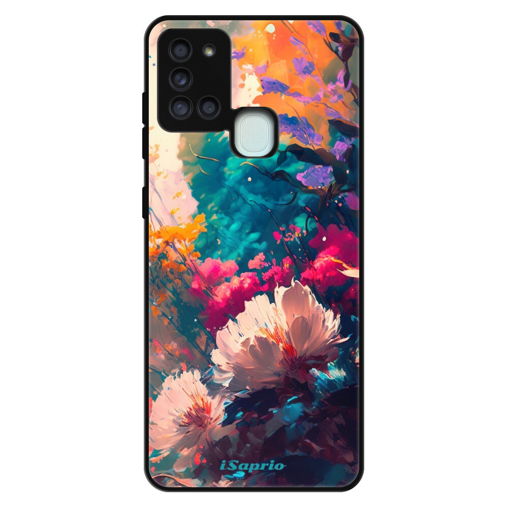 Lesklé puzdro Exclusive iSaprio - Flower Design - Samsung Galaxy A21s
