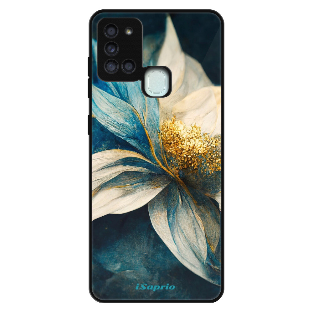 Lesklé puzdro Exclusive iSaprio - Blue Petals - Samsung Galaxy A21s