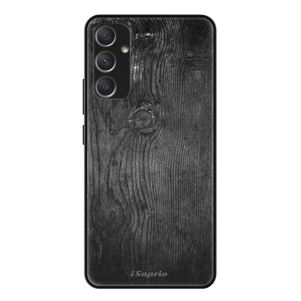 Lesklé puzdro Exclusive iSaprio - Black Wood 13 - Samsung Galaxy A34 5G