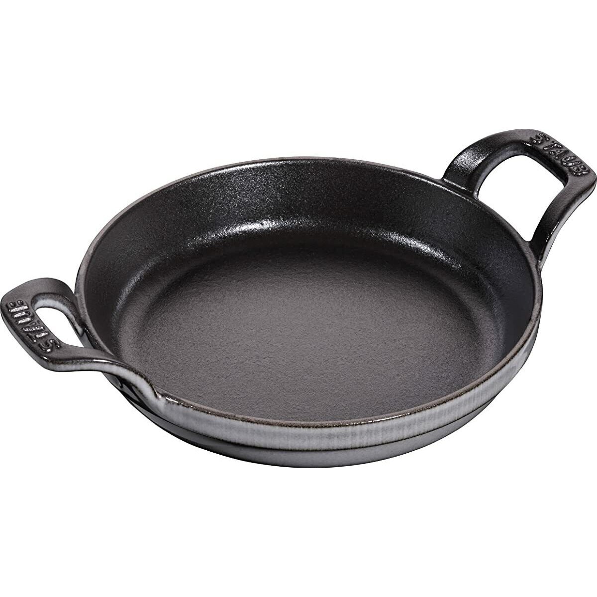 Oválny pekáč 16 cm, grafit, liatina, Staub