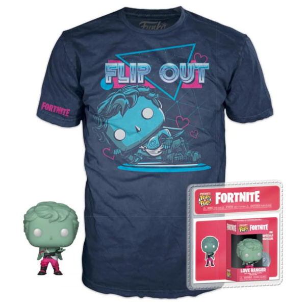 Funko Pocket Pop! & T-Shirt Fortnite Love Ranger - Size XL