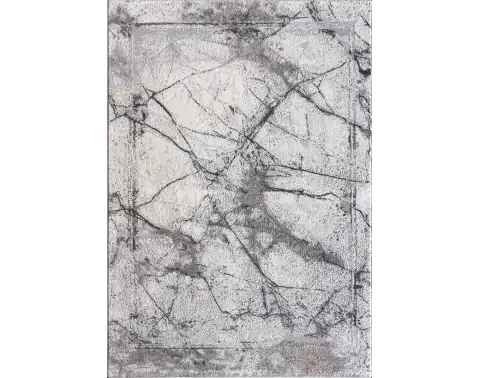 Koberec Itea 160x230 cm, šedo-biely mramor%