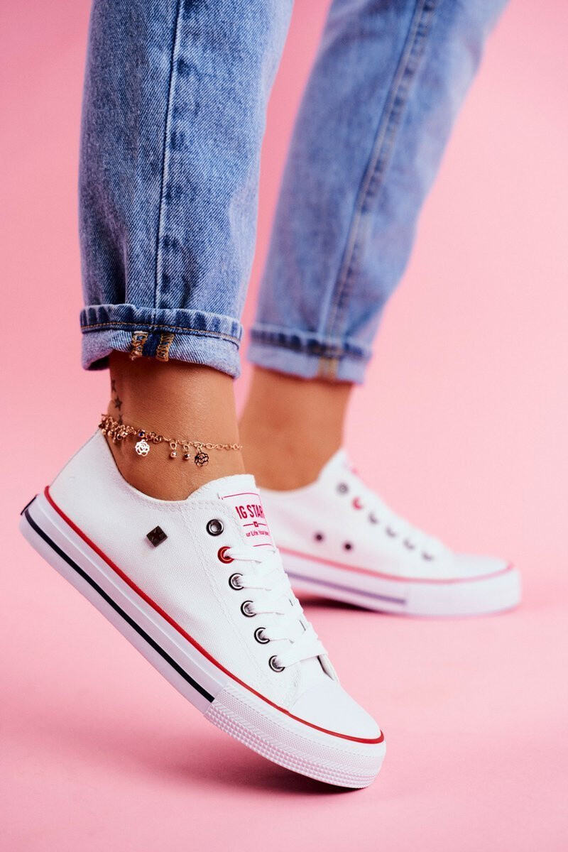 BIG STAR SHOES Dámske biele tenisky Big Star