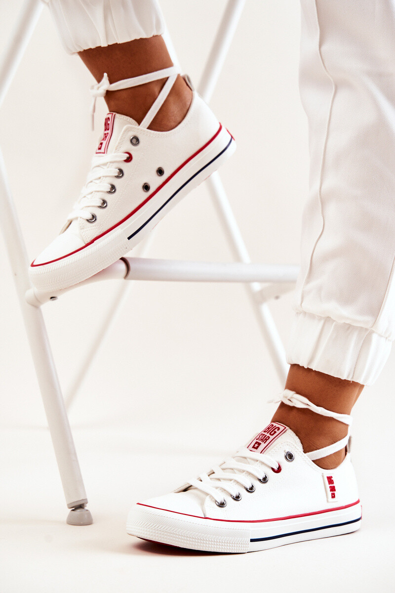 BIG STAR SHOES Dámske materiálne tenisky Veľká hviezda