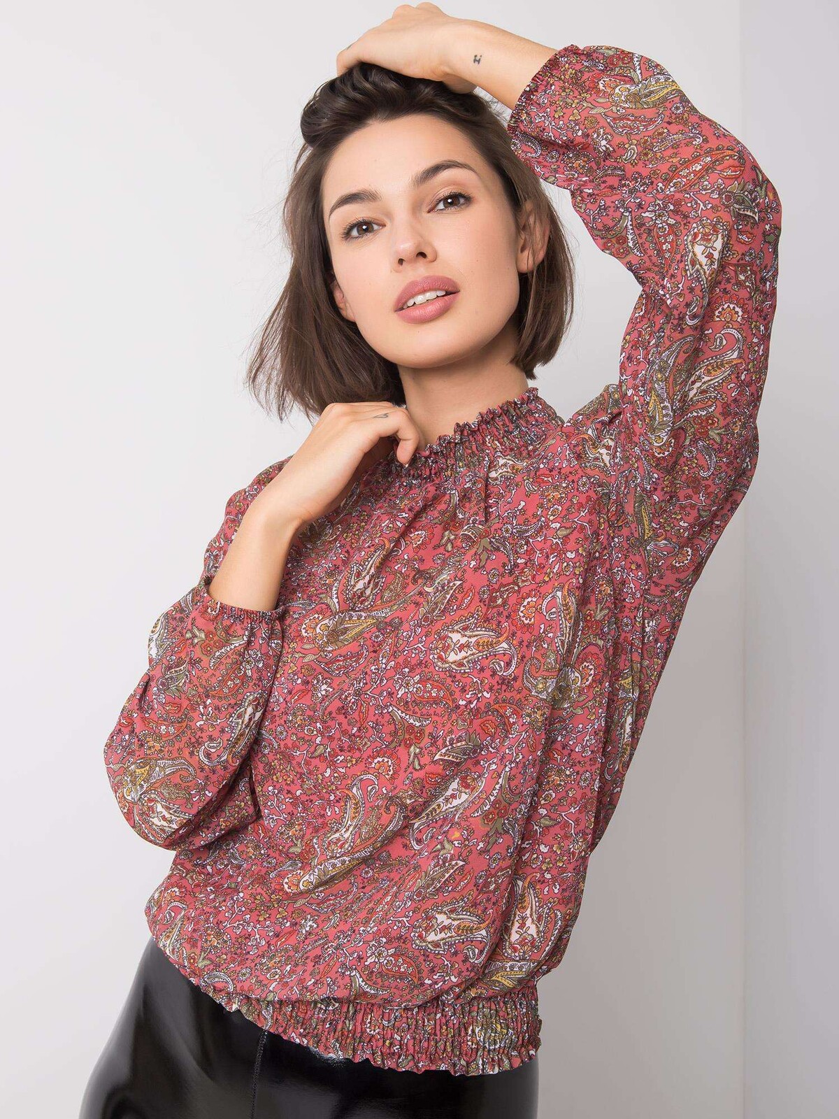 Blouse-D50039F11031A-dark pink