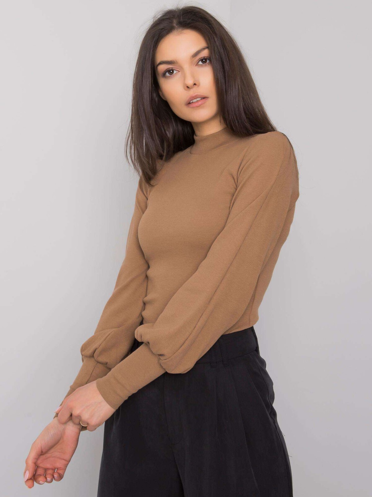 Blouse-RV-BZ-5223.15-light brown