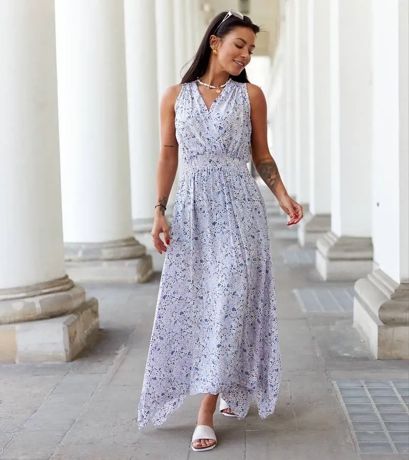 UR/CEO Purple floral dress Napolitano