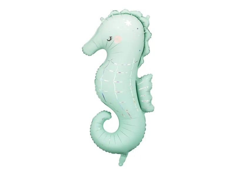 PartyDeco Fóliový balón - Morský koník 47 x 98 cm