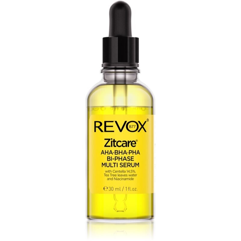 Revox B77 Zitcare AHA BHA PHA Bi-Phase Multi Serum dvojfázové sérum na vyhladenie a zmatnenie pleti 30 ml
