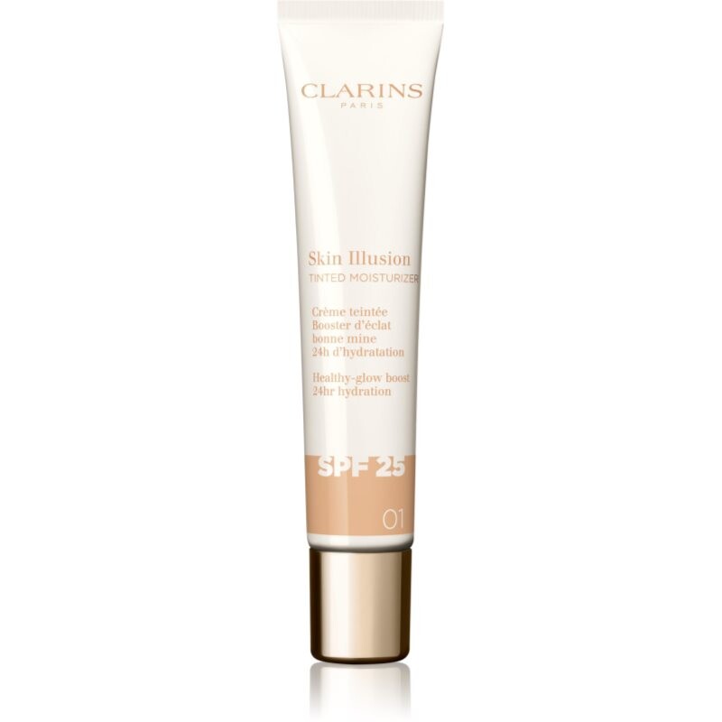 Clarins Skin Illusion Tinted Moisturizer tónovací krém SPF 25 odtieň 01 40 ml