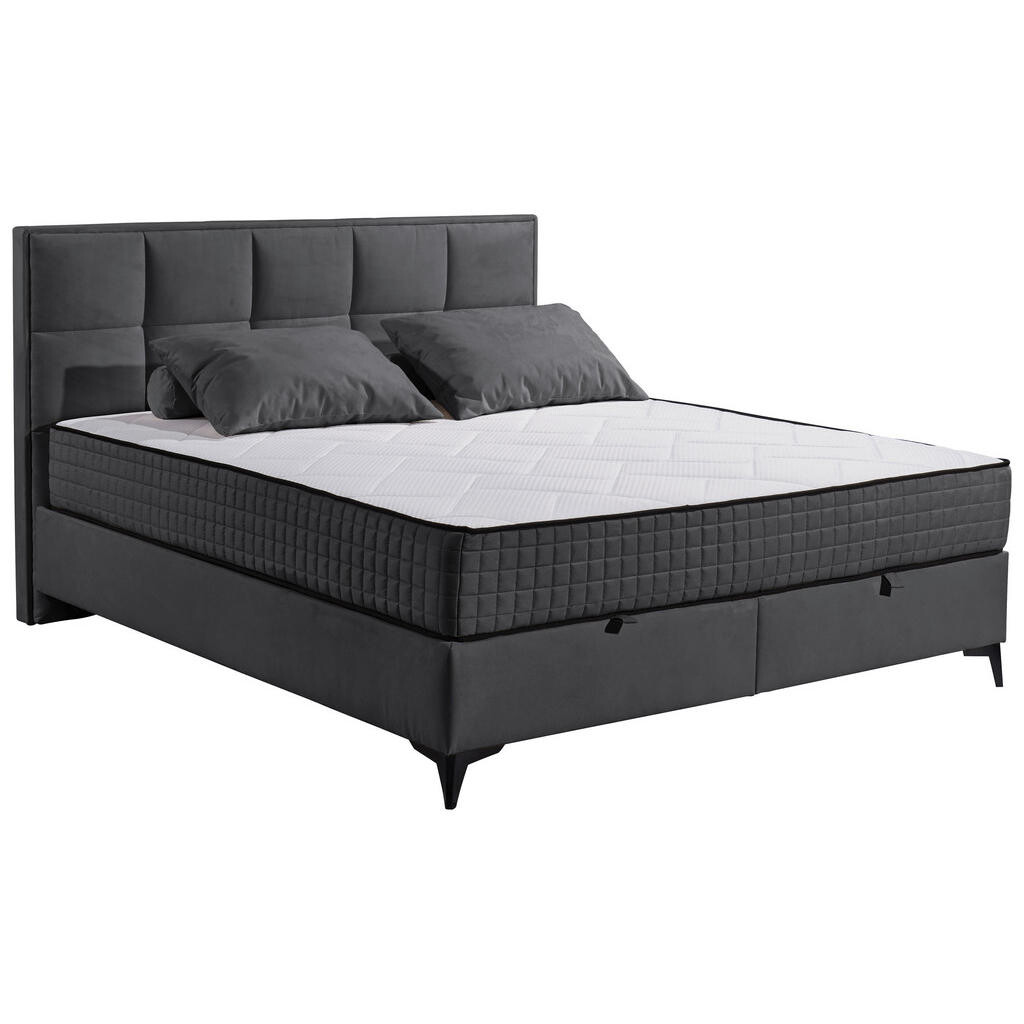 MID.YOU AMERICKÁ POSTEĽ, 180/200 cm, antracitová
