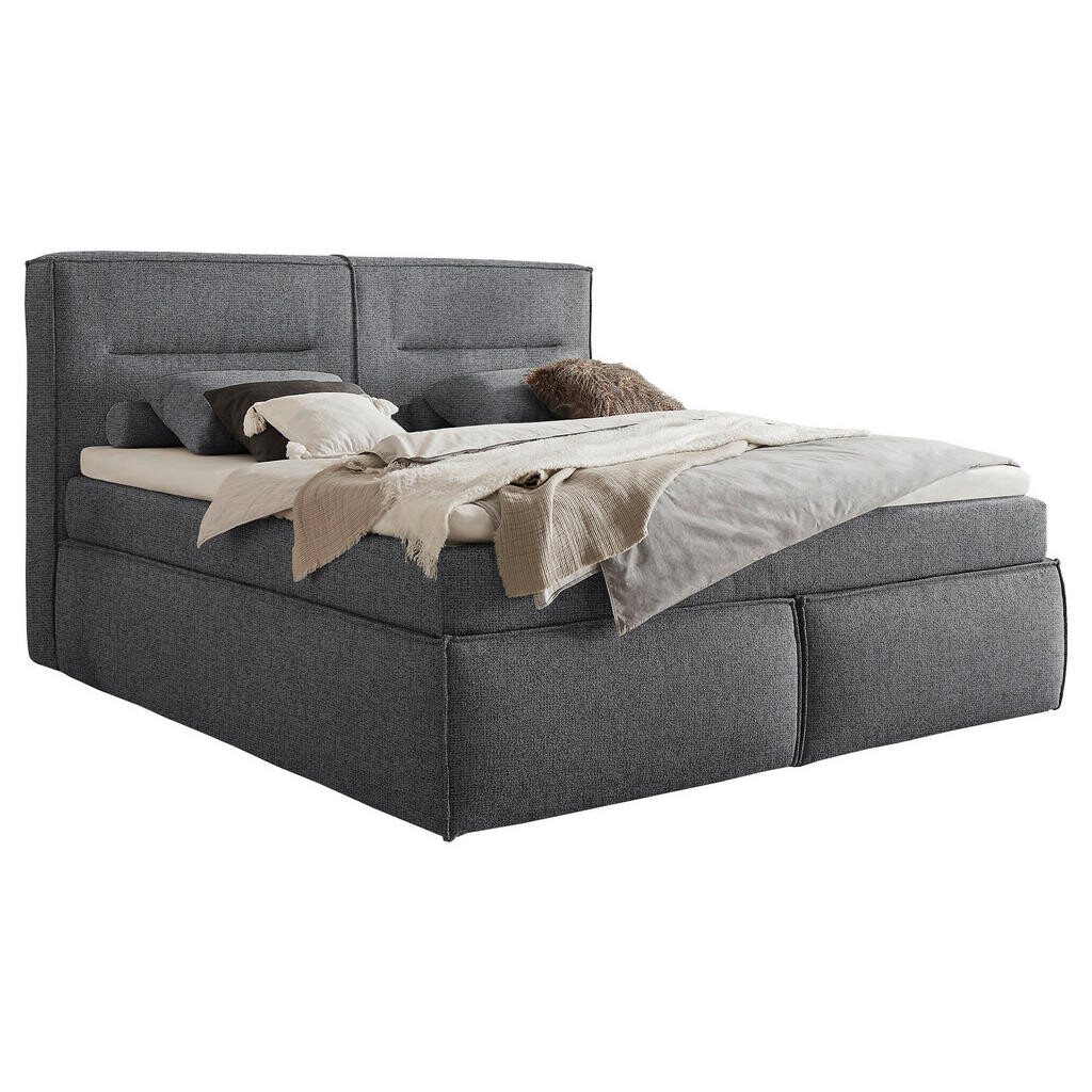 MID.YOU BOXSPRINGOVÁ POSTEĽ, 200/220 cm, antracitová