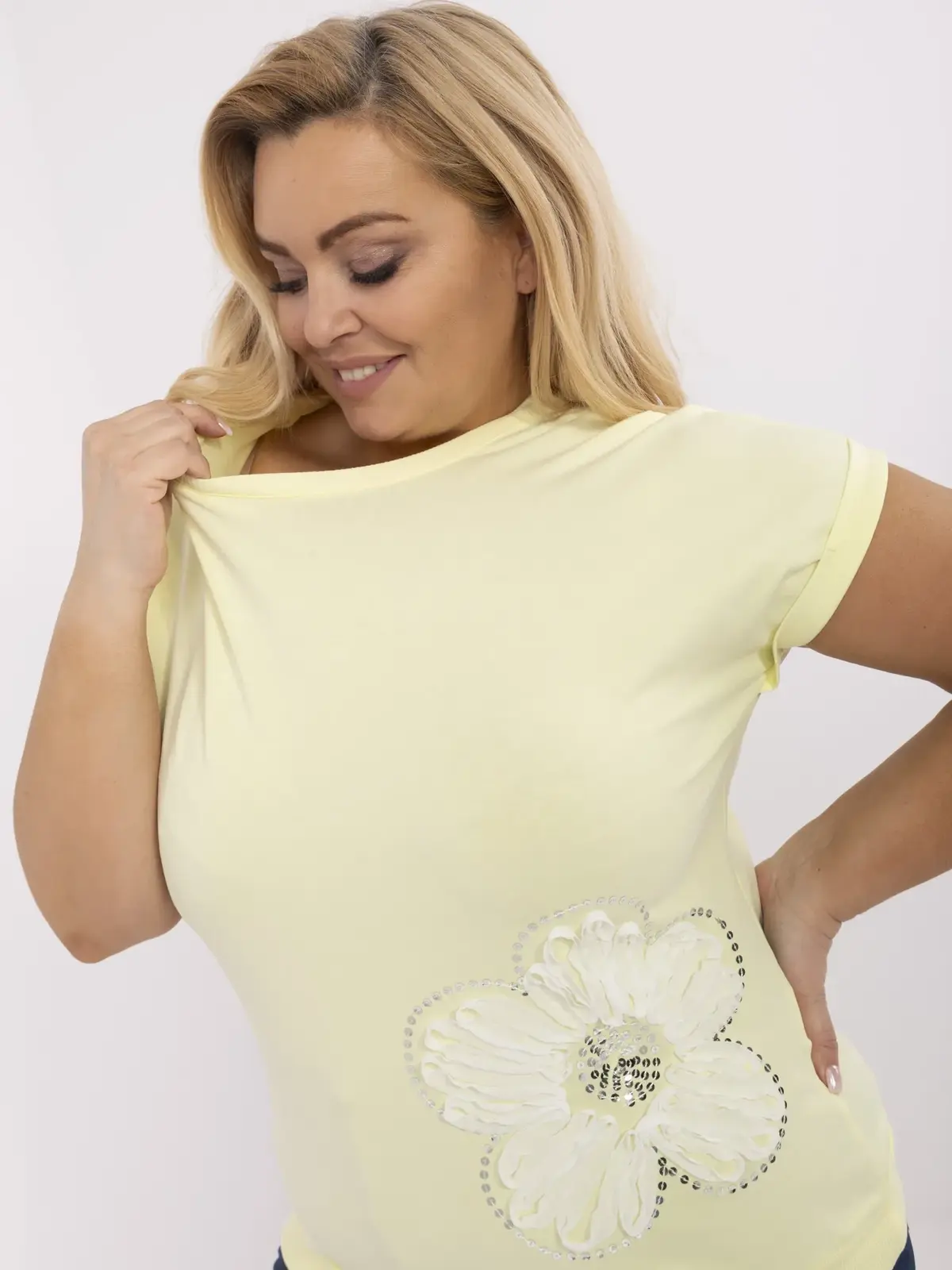 Blouse-RV-BZ-A543.94-light yellow