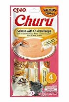 Churu Cat losos s kuracím mäsom 4x14g 10 + 2 ZADARMO