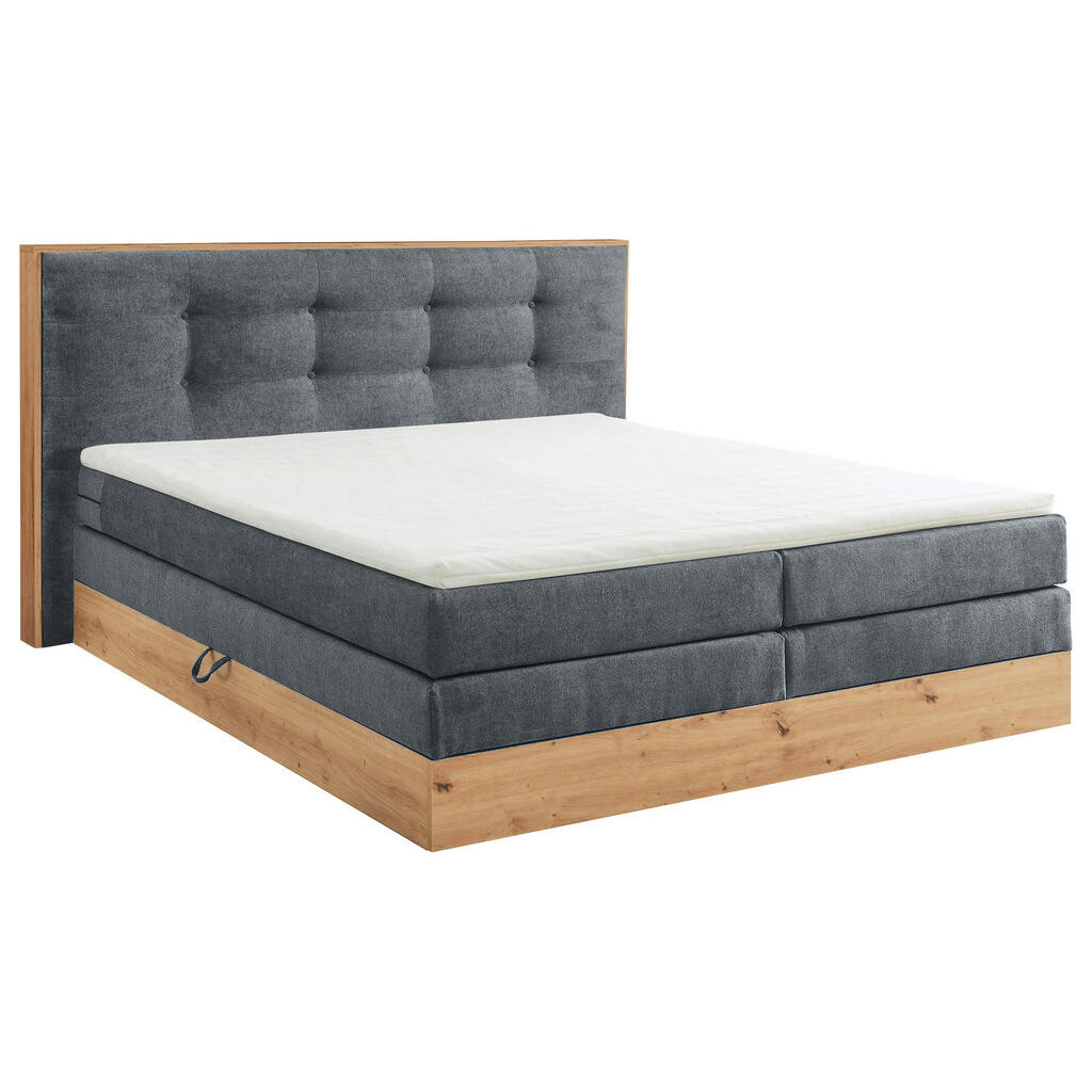 Livetastic BOXSPRINGOVÁ POSTEĽ, 180/200 cm, antracitová