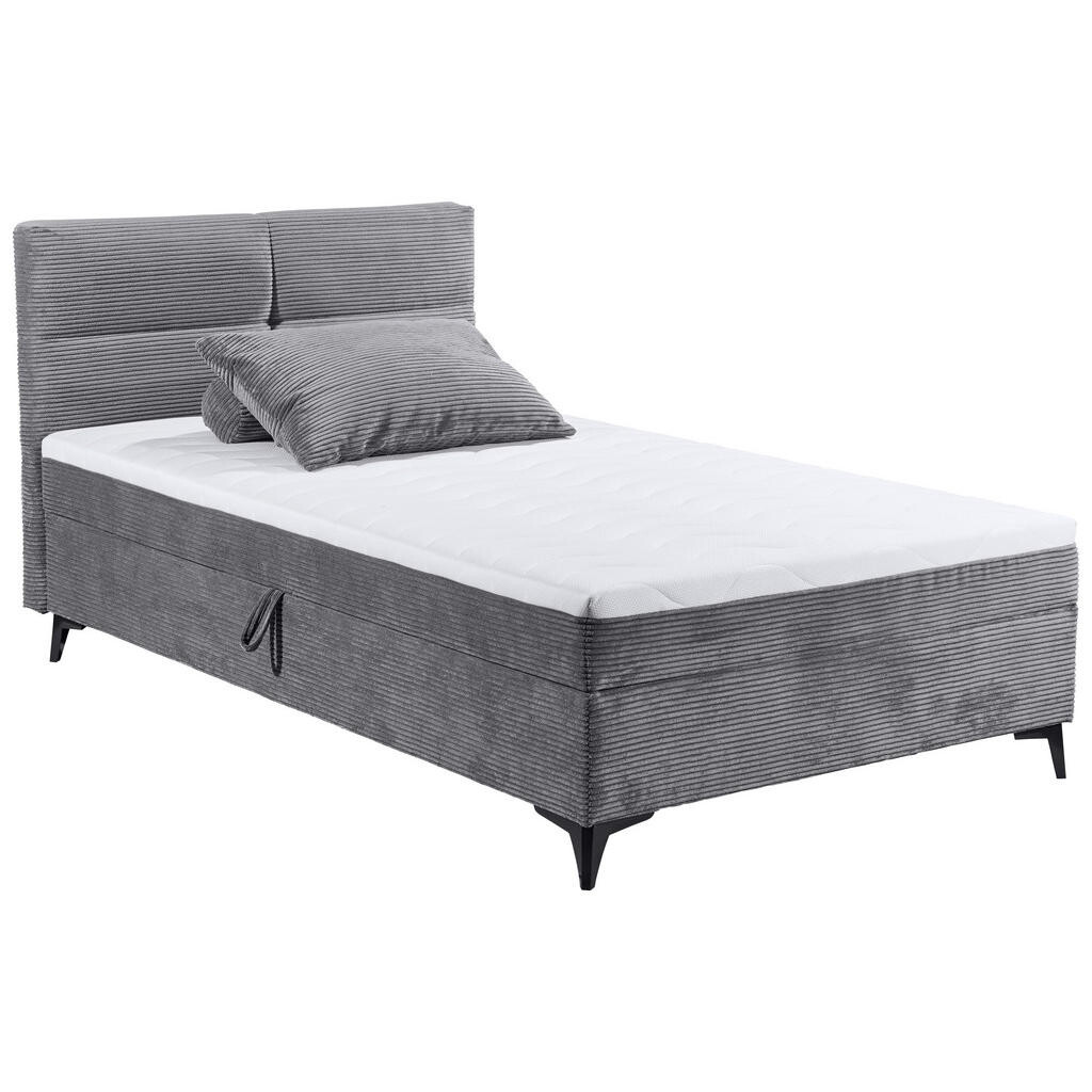 MID.YOU AMERICKÁ POSTEĽ, 120/200 cm, sivá