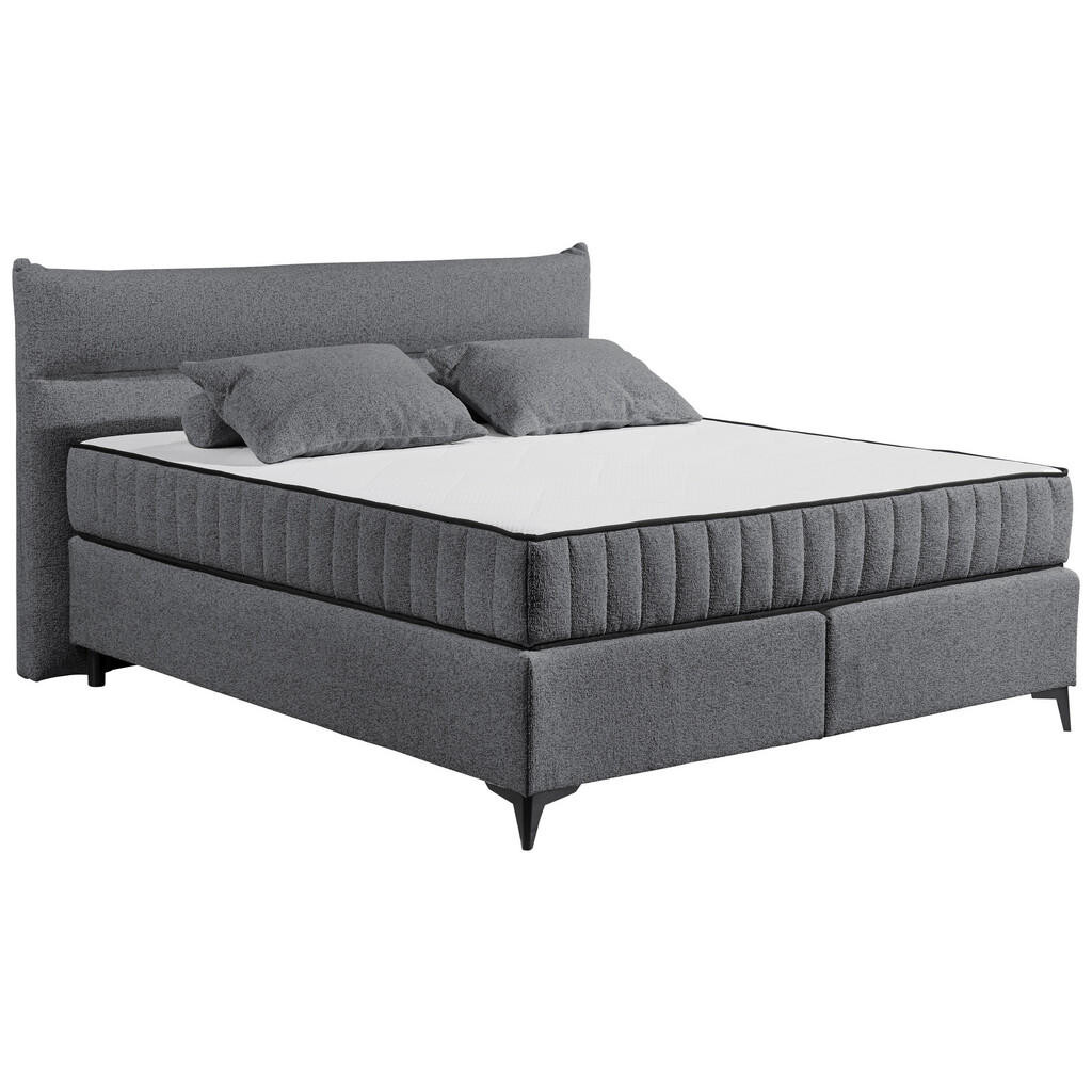 MID.YOU BOXSPRINGOVÁ POSTEĽ, 180/200 cm, antracitová