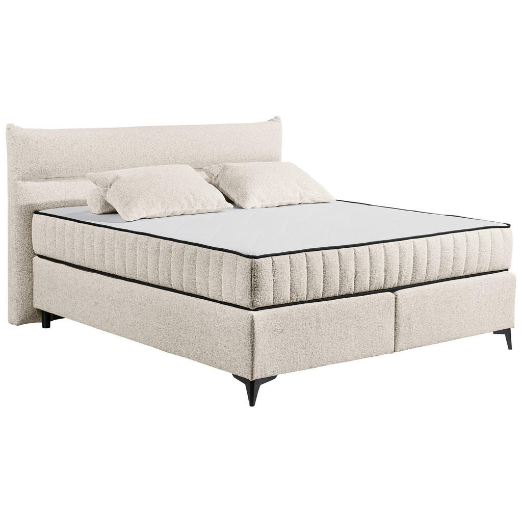 MID.YOU BOXSPRINGOVÁ POSTEĽ, 180/200 cm, béžová