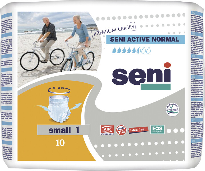 SENI Active Normal Small  ink. plenk. kalhotky 10 ks