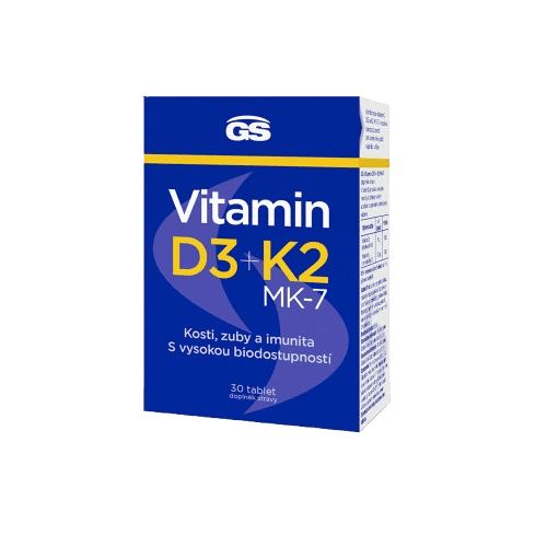GS Vitamín D3+K2 30 tabliet