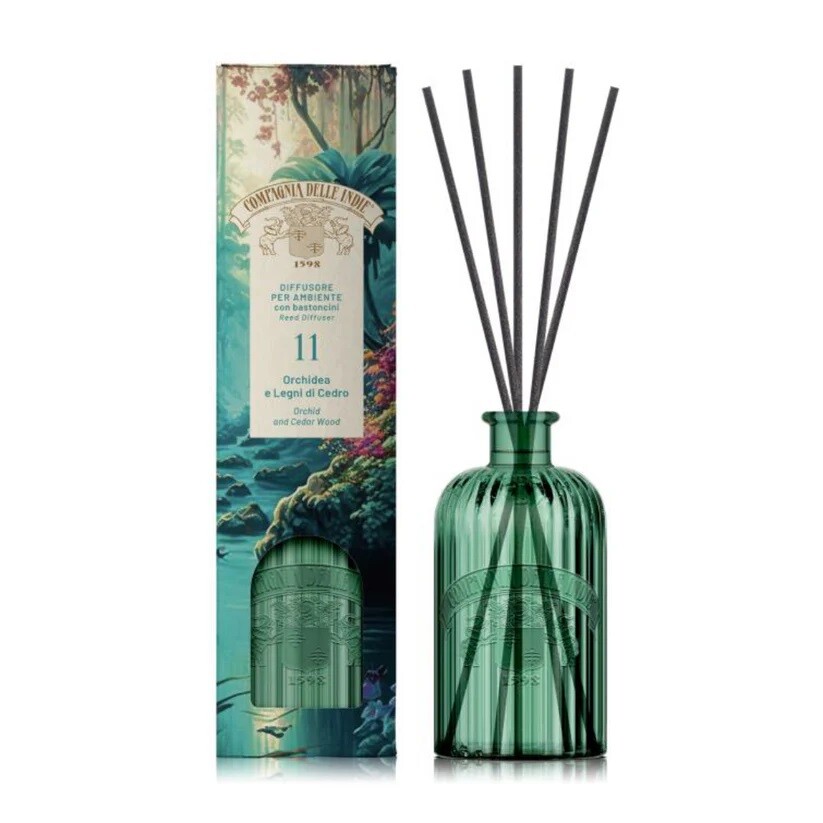 Compagnia Delle Indie N11 Orchidea e legni di cedro vonné tyčinky 1000ml