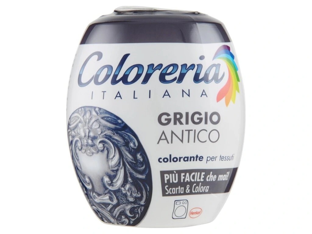 Coloreria Italiana farba na textil- Čierna Šedá - 350gr