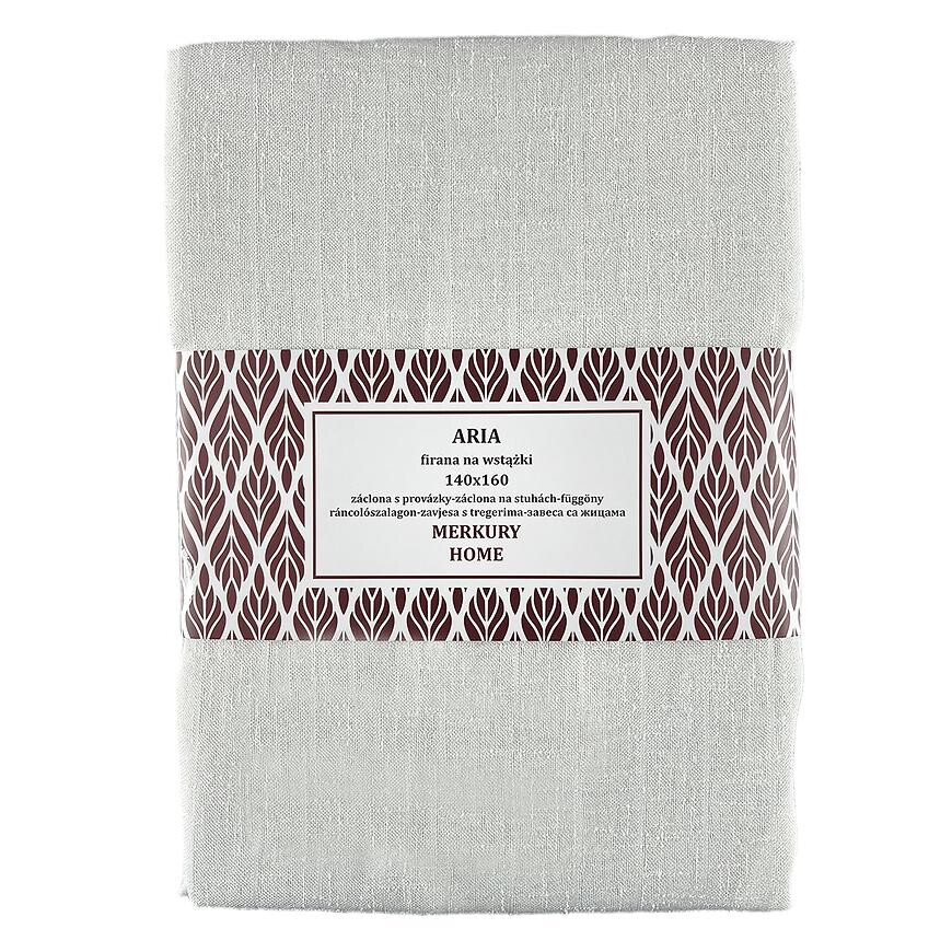 Záclona na šnurovanie ARIA polyester ecru 140x160 Merkury Home