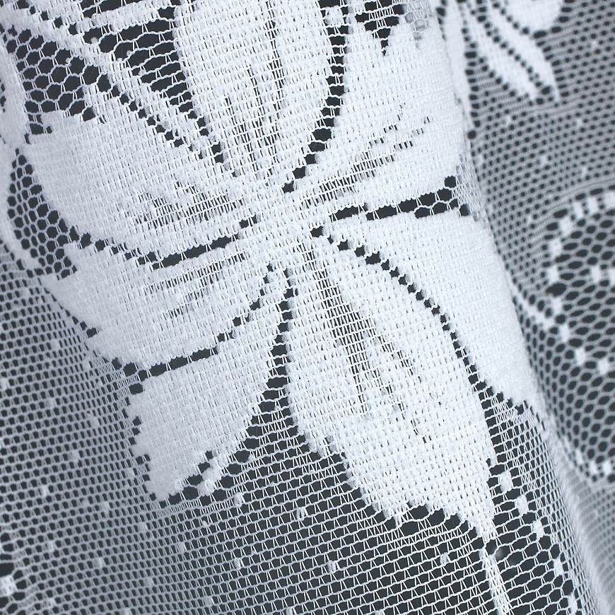 Záclona žakárová  361540 250 biela Tovar na mieru