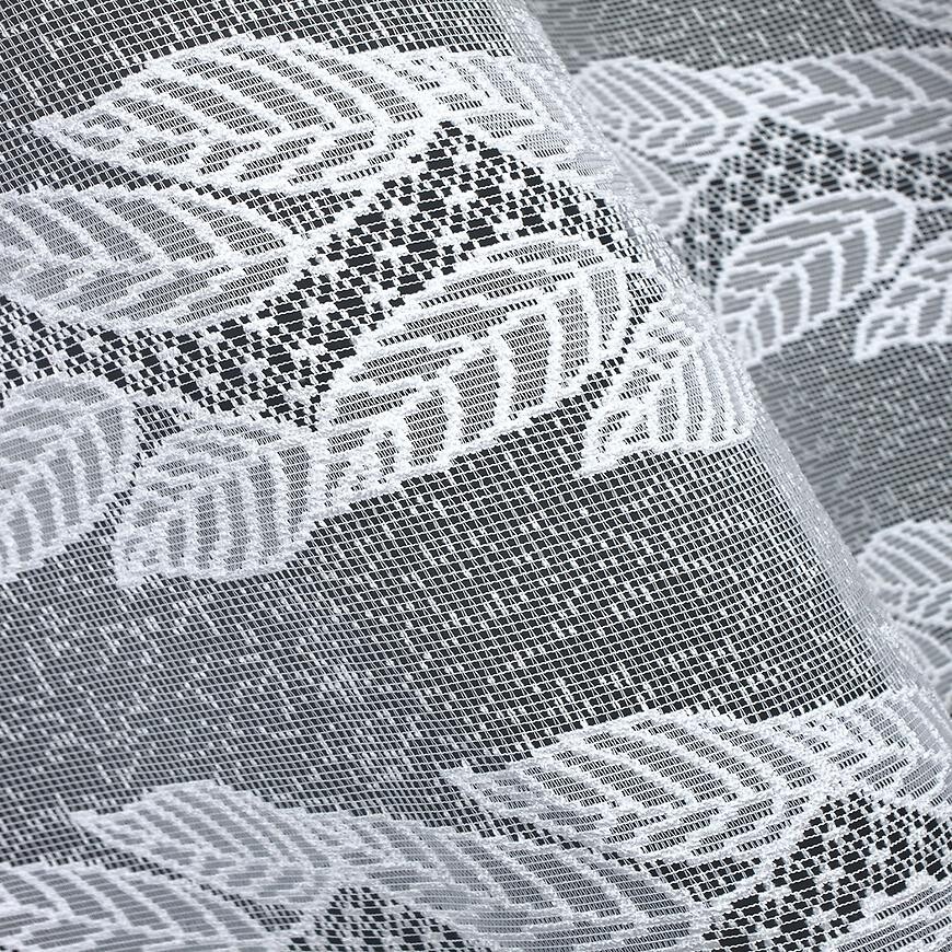 Záclona žakárová  356030 250 biela Tovar na mieru