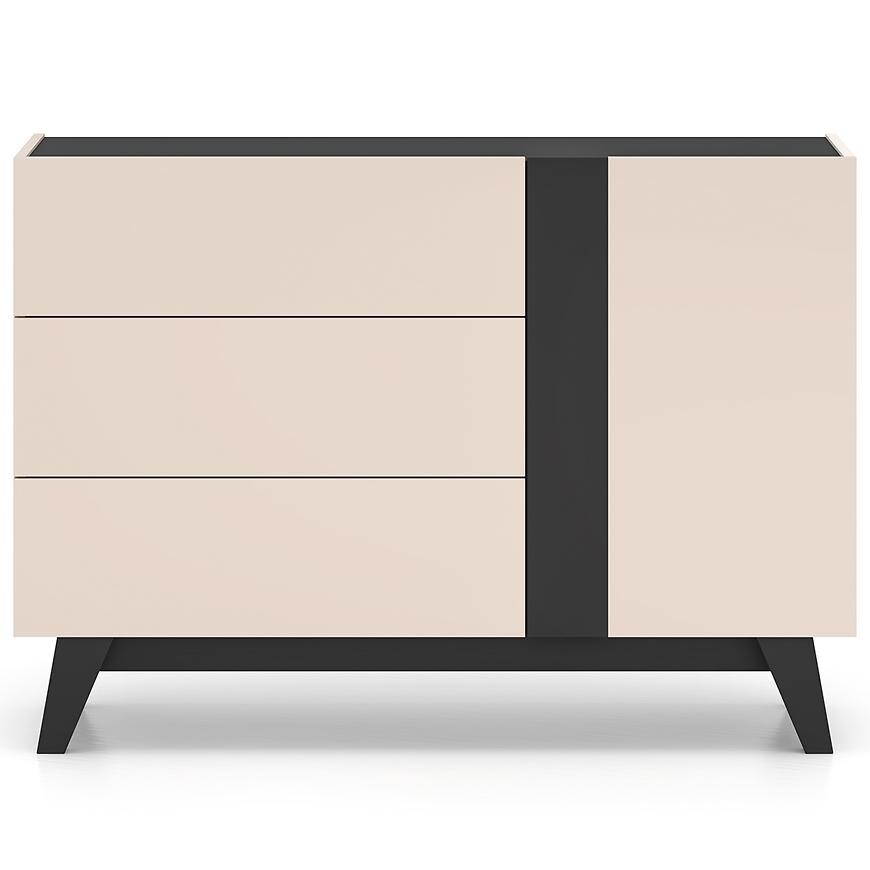 Komoda Freshion 04 Kašmír/Čierna